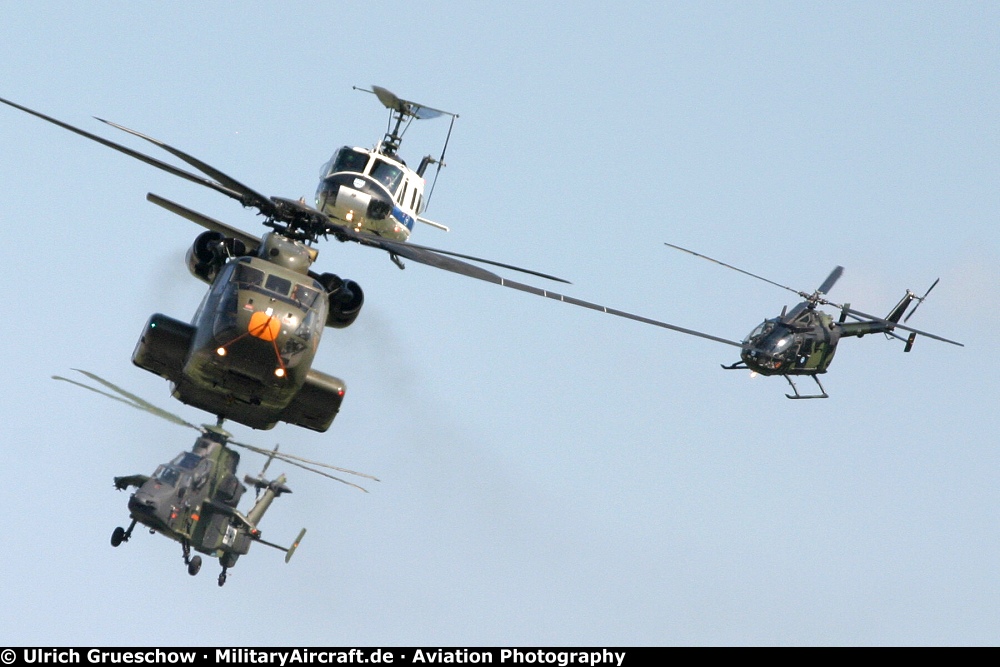 Helicopters of WTD 61 Flight Test Manching
