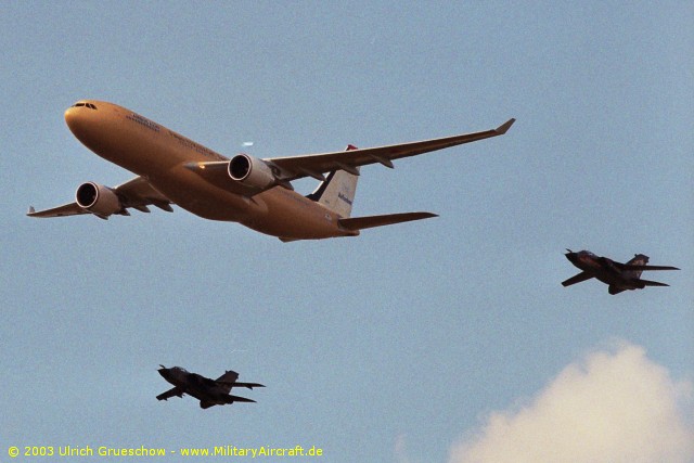 Airbus A330-203 MRTT and Panavia Tornado