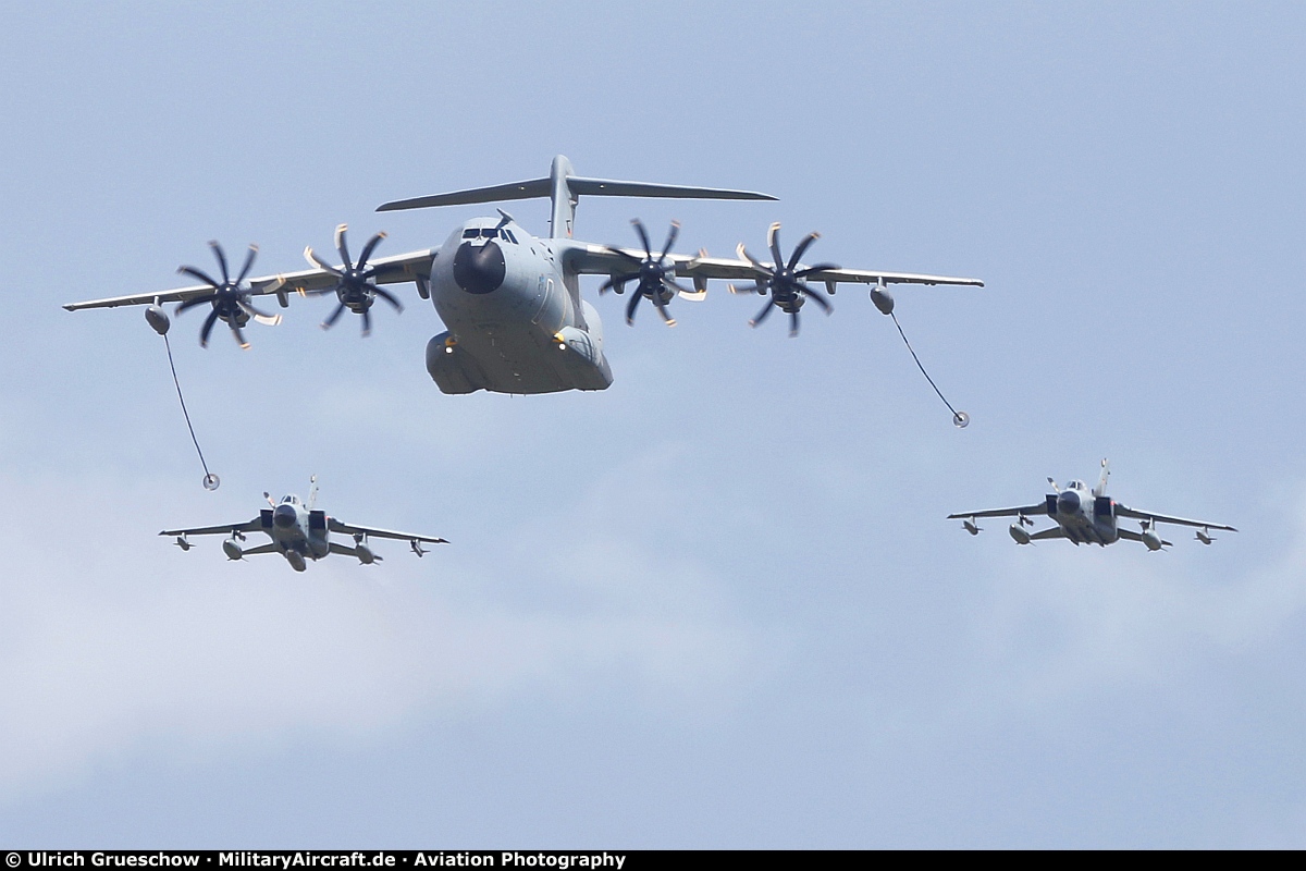 Airbus A400M Atlas and Panavia Tornado IDS