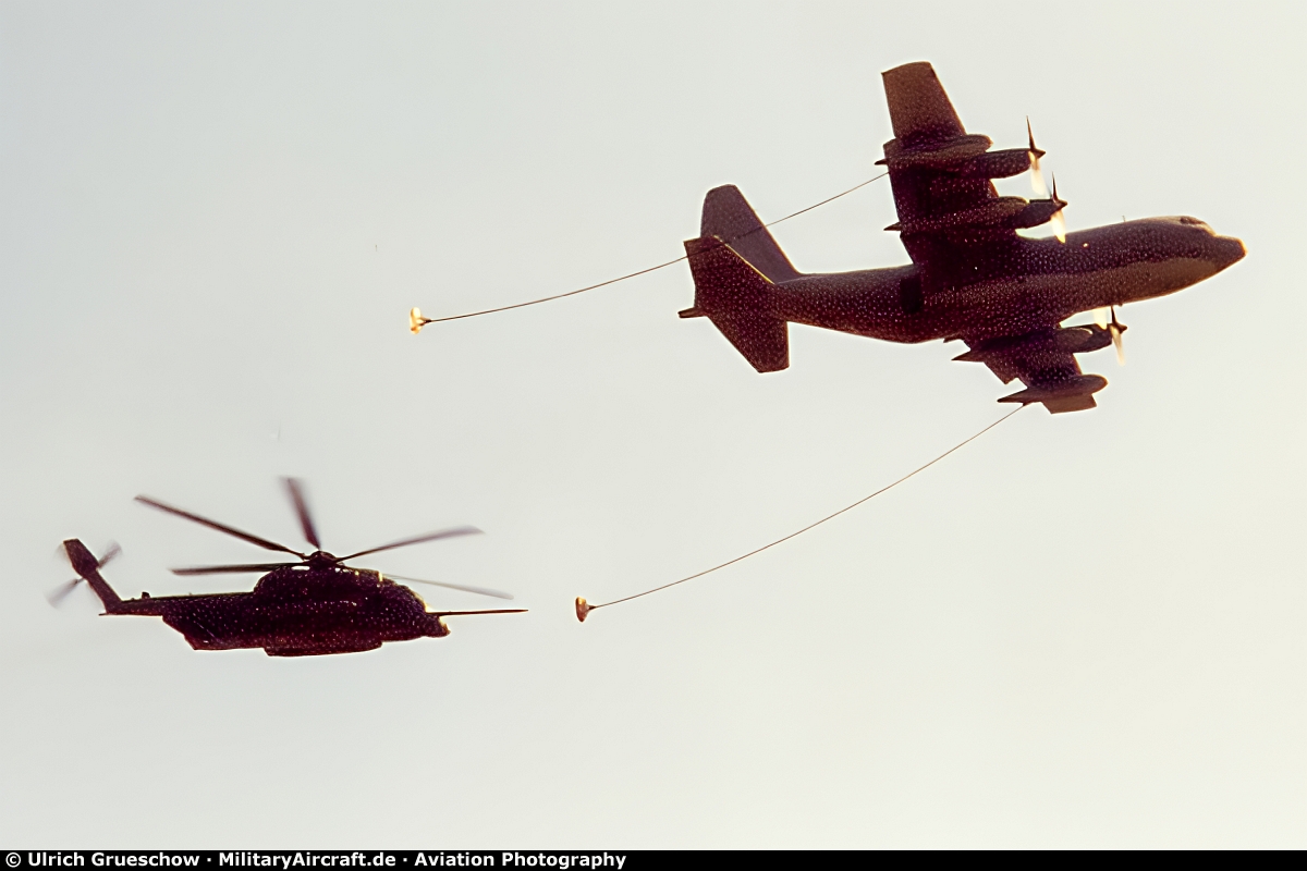 Lockheed MC-130P Hercules and Sikorsky MH-53M Pave Low III