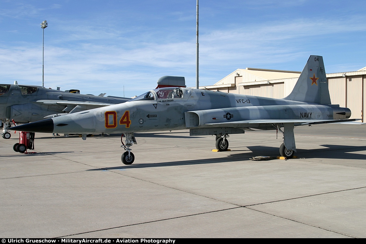 Northrop F-5N Tiger II (761551 / AF-04), VFC-13, US Navy
