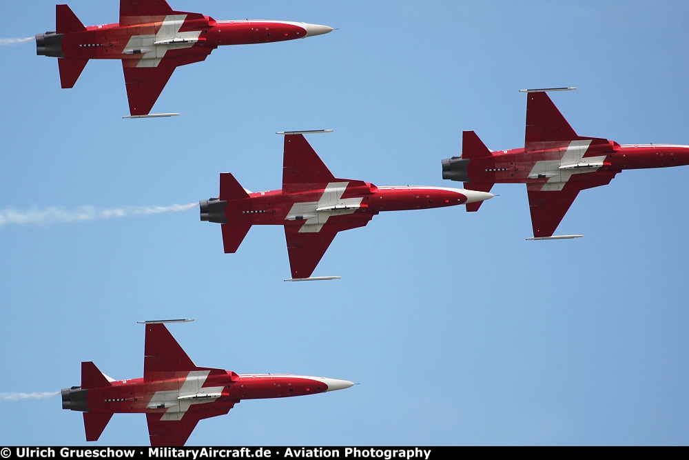 "Patrouille Suisse" (Swiss Air Force Aerobatic Team)