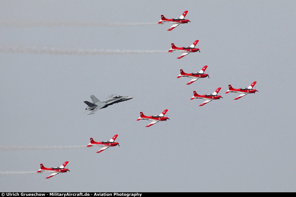 Swiss Air Force PC-7 Team