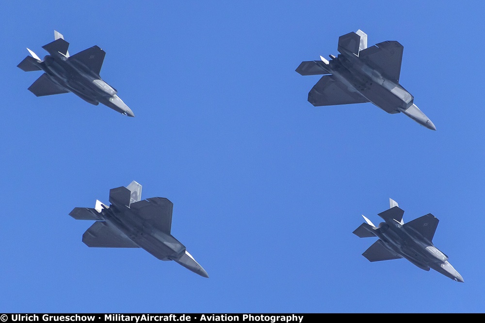 F-35A Lightning II and F-22A Raptor