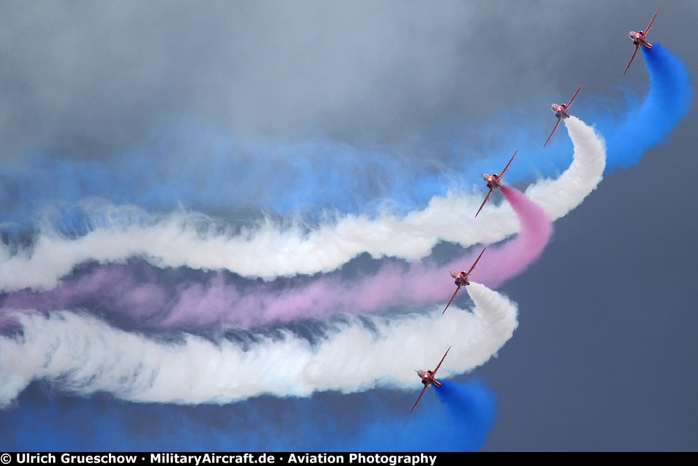 "Red Arrows" (Royal Air Force Aerobatic Team)