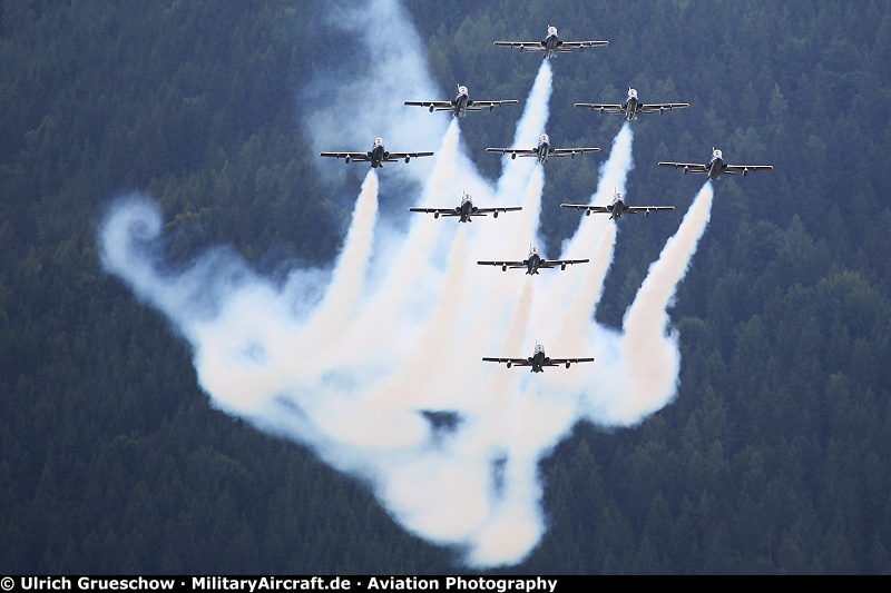 Frecce Tricolori (Italian Air Force Aerobatic Team) at Airpower13 Frecce Tricolori (Italian Air Force Aerobatic Team)