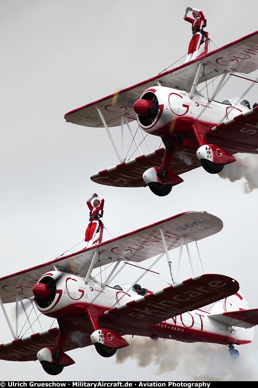 Airshow pictures from Team Guinot Wingwalkers