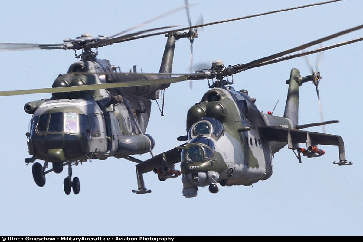Mi-171Sh Hip and Mil Mi-35 Hind-E