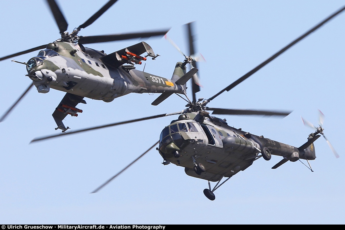 Mi-171Sh Hip and Mil Mi-35 Hind-E
